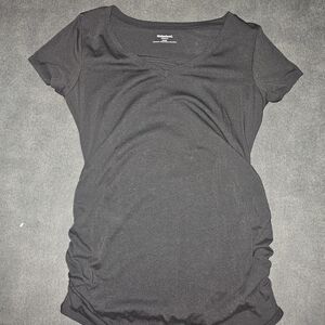 Motherhood Charcoal Short Sleeve Maternity Tee